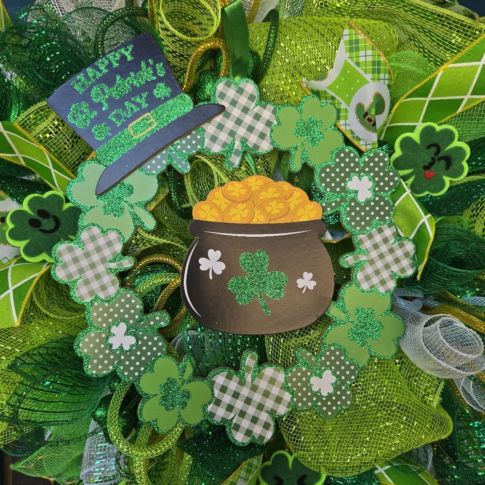 Happy St. Patrick's Day Wreath